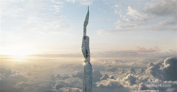 5千米高的3D打印建筑