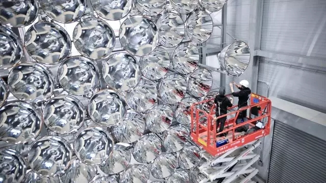 德国科学家点亮世界最大的人造太阳